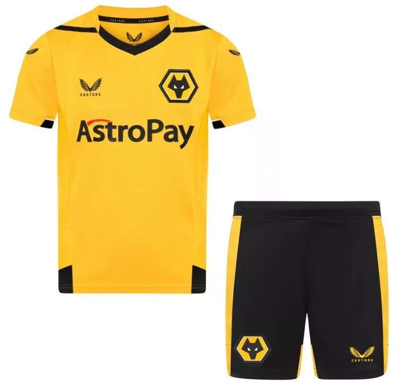 Kit infantil I Wolverhampton 2022 2023 Castore oficial 